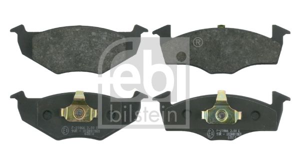 FEBI BILSTEIN Комплект тормозных колодок, дисковый тормоз 16006